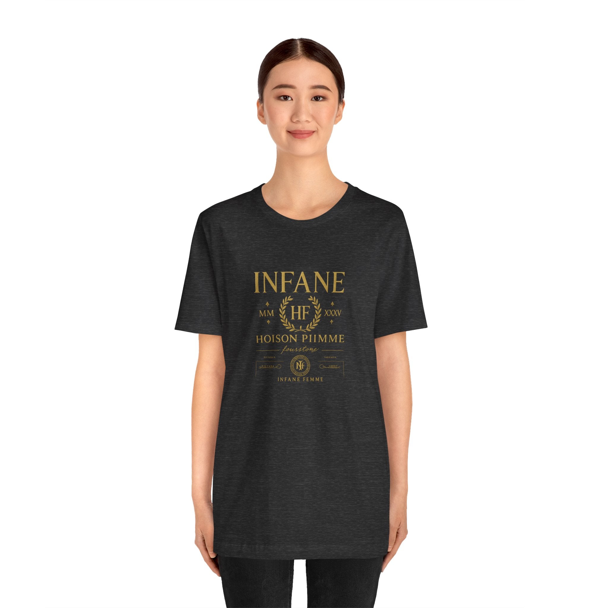 Gold Hoison Fourstone Iconic T-Shirt | Infane Femme x EU