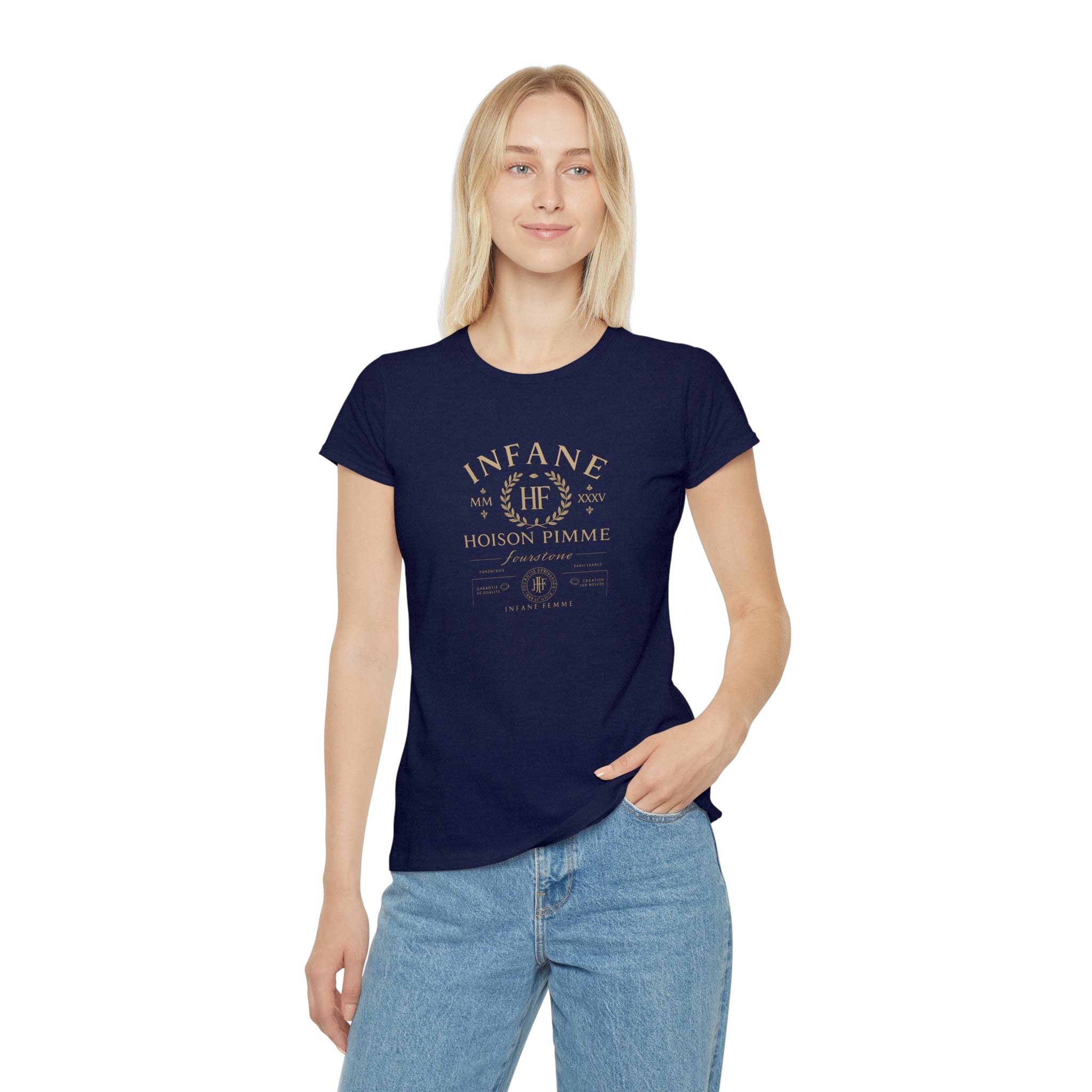Light Gold Hoison Fourstone Iconic T-Shirt | Infane Femme Eu