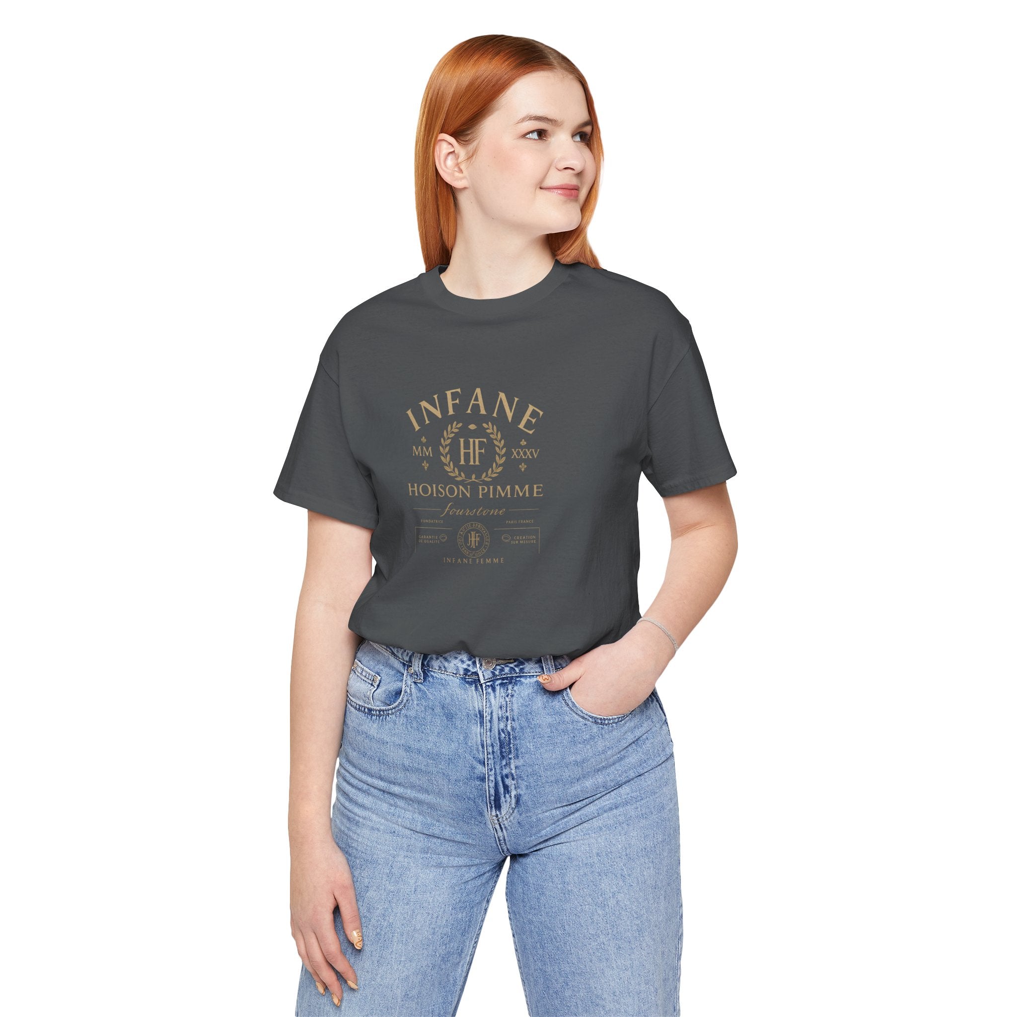 Light Gold Hoison Fourstone Iconic T-Shirt | Infane Femme Eu Unisex
