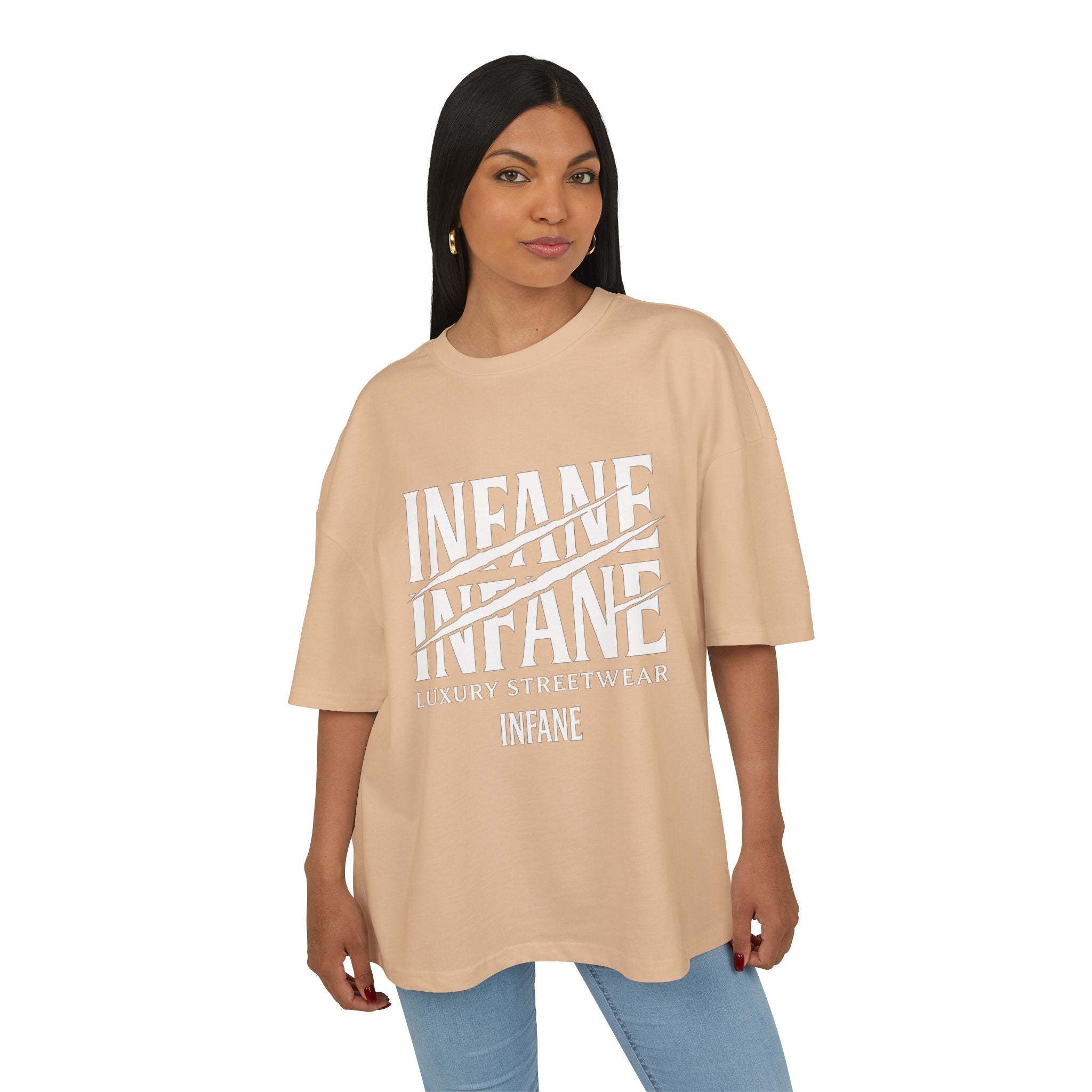 Unisex Heavy Cotton Box Tee EU - Infane Luxury Streetwear