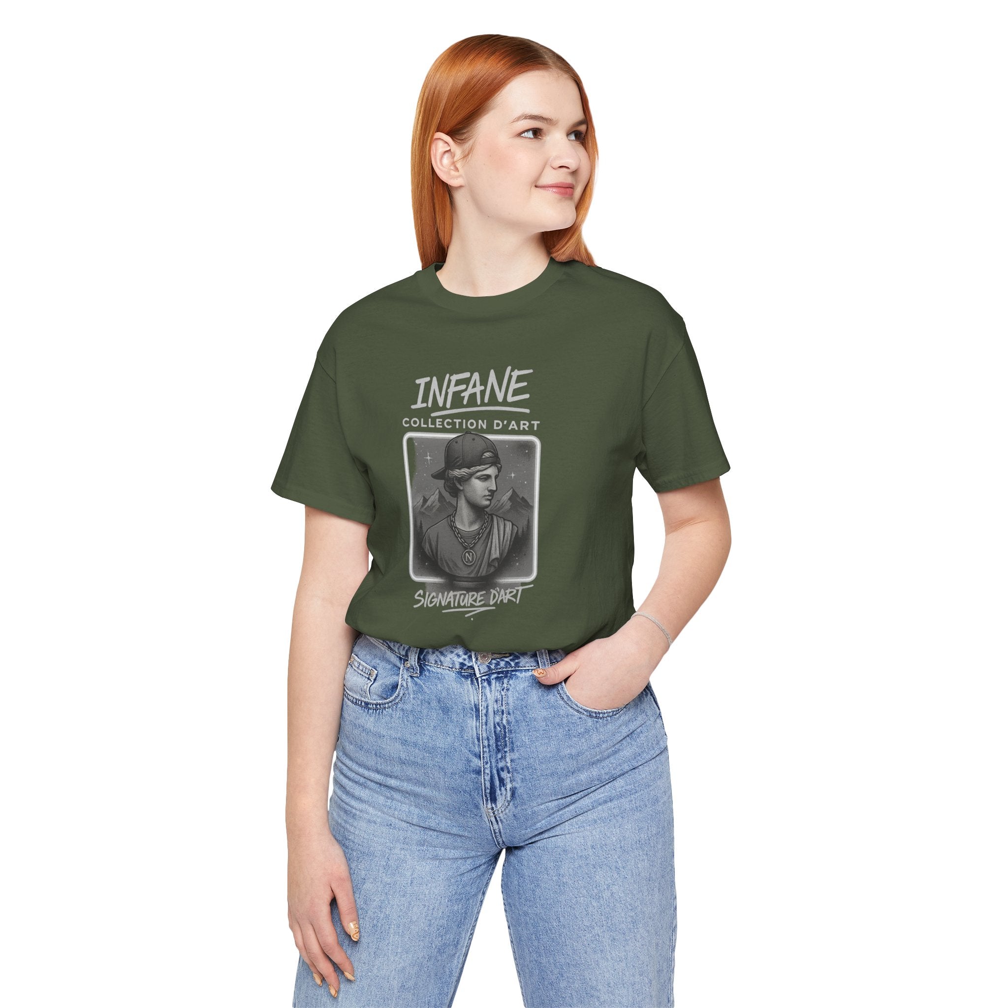 Statue Cap Unisex Jersey Tshirt | Infane Europe Edition