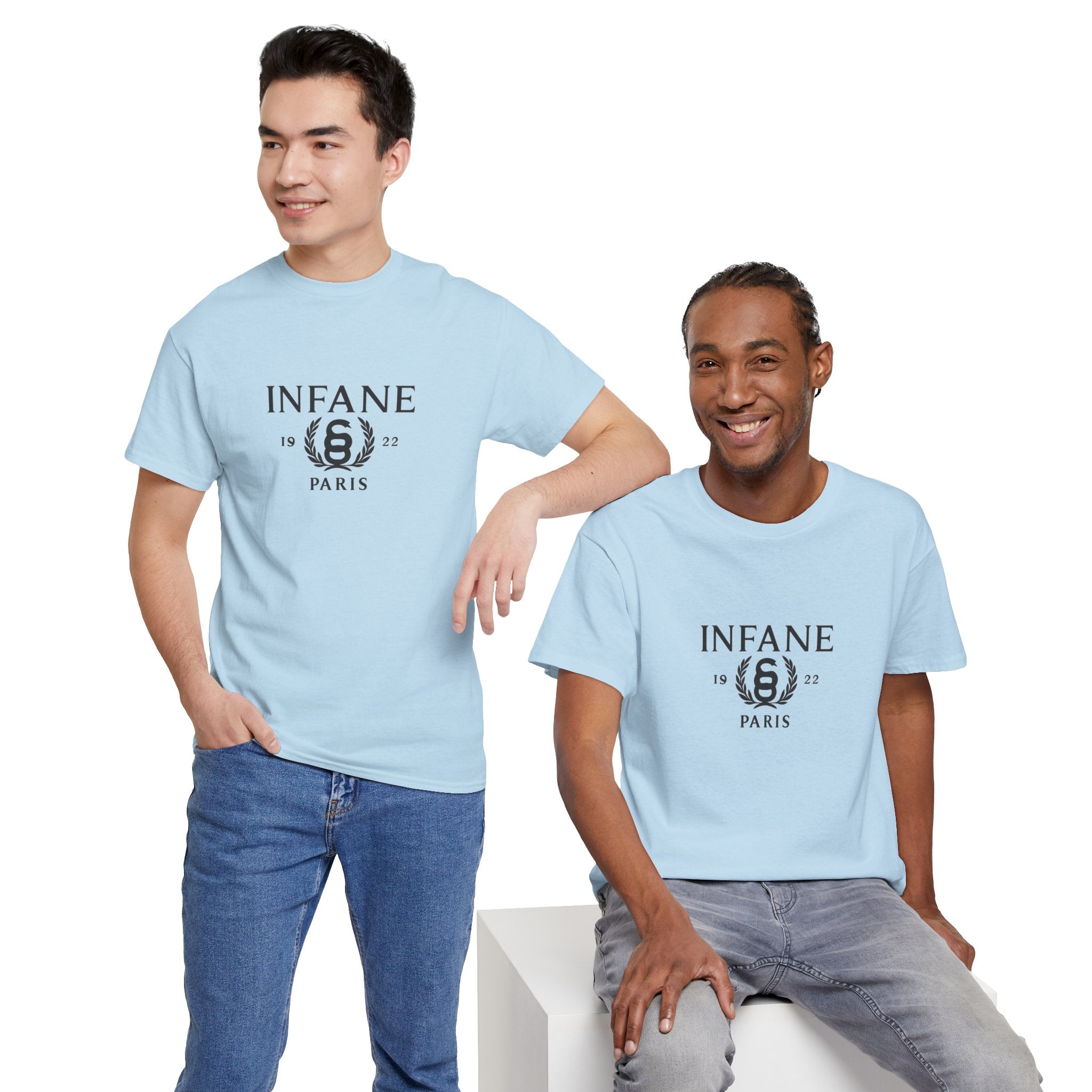 Royal x Infane Unisex Heavy Cotton Tshirt EU