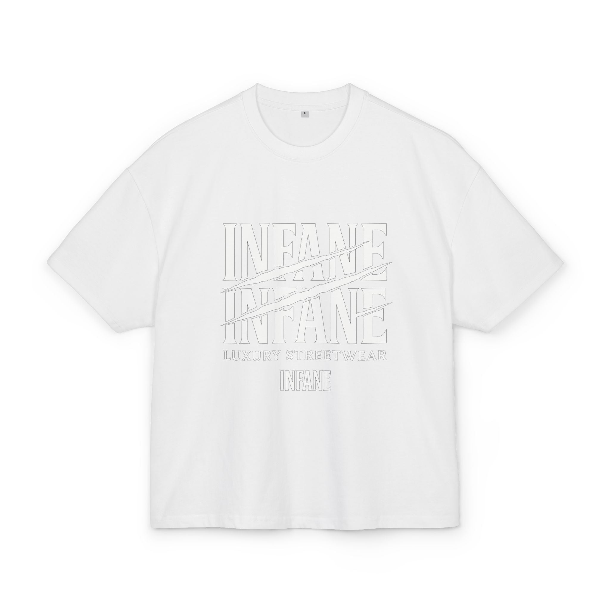 Unisex Heavy Cotton Box Tee EU - Infane Luxury Streetwear