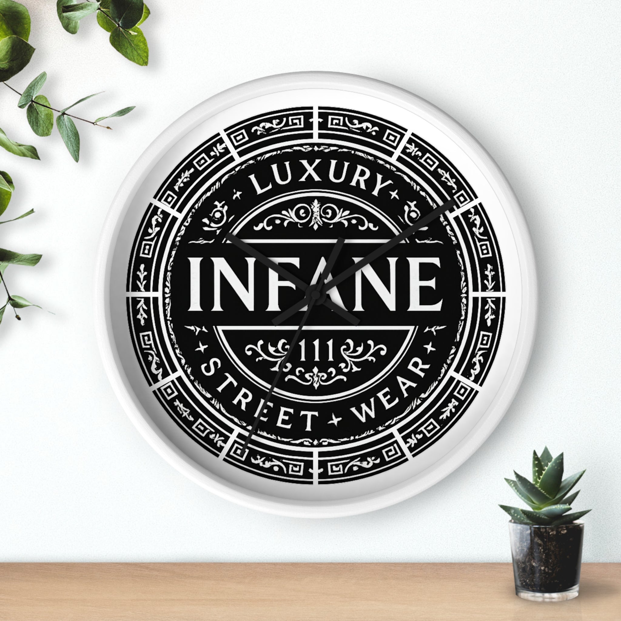 Luxury Streetwear Wall Clock