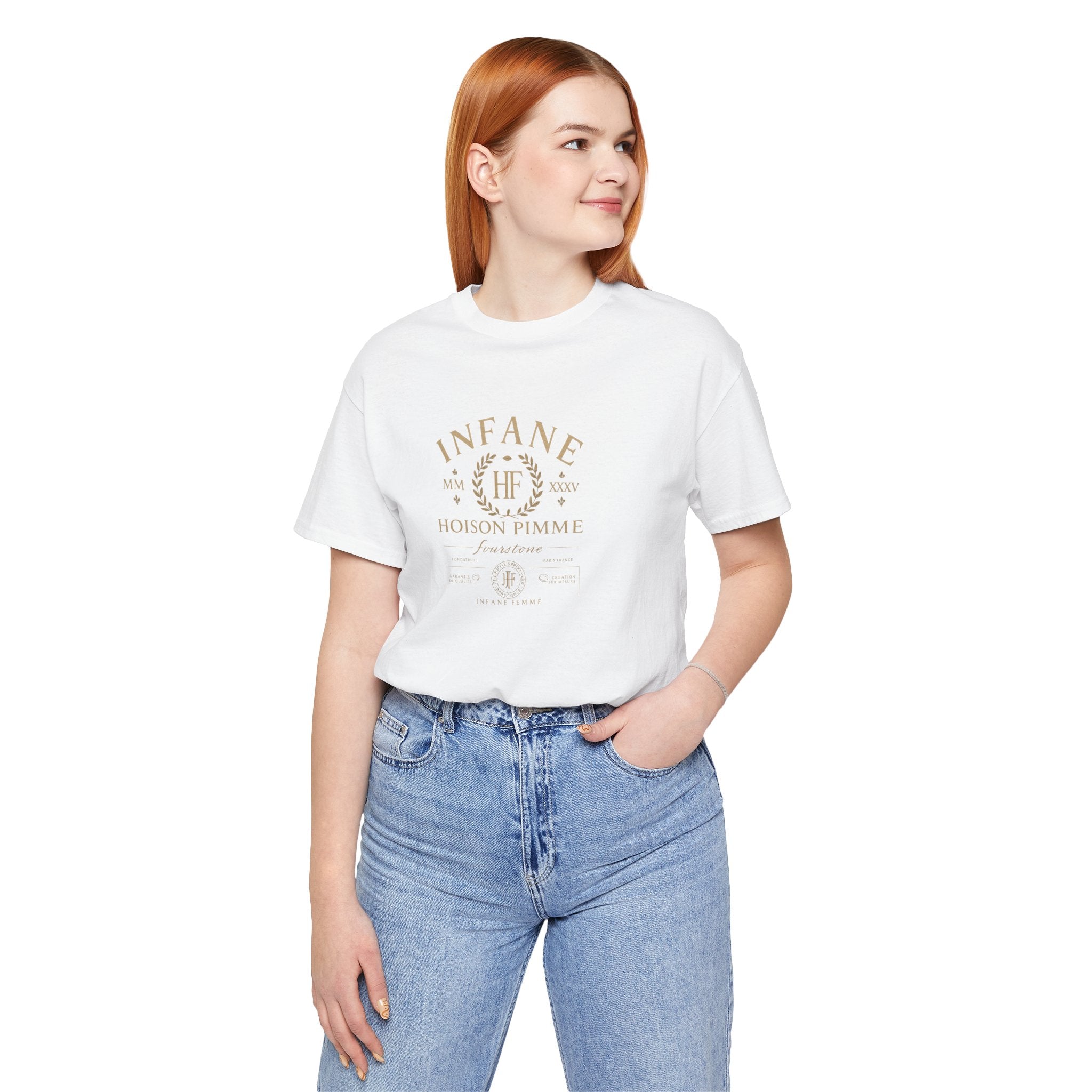 Light Gold Hoison Fourstone Iconic T-Shirt | Infane Femme Eu Unisex