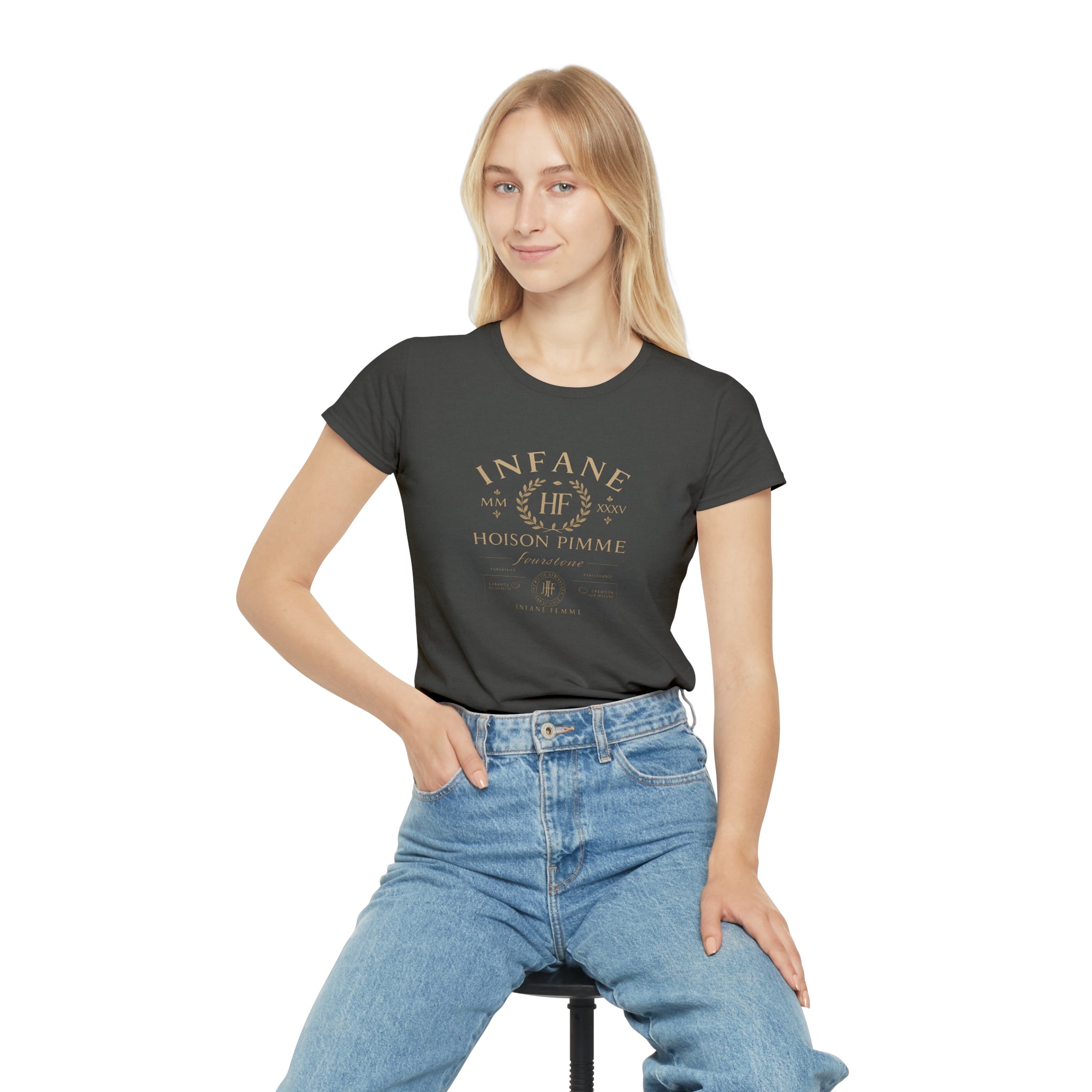 Light Gold Hoison Fourstone Iconic T-Shirt | Infane Femme Eu