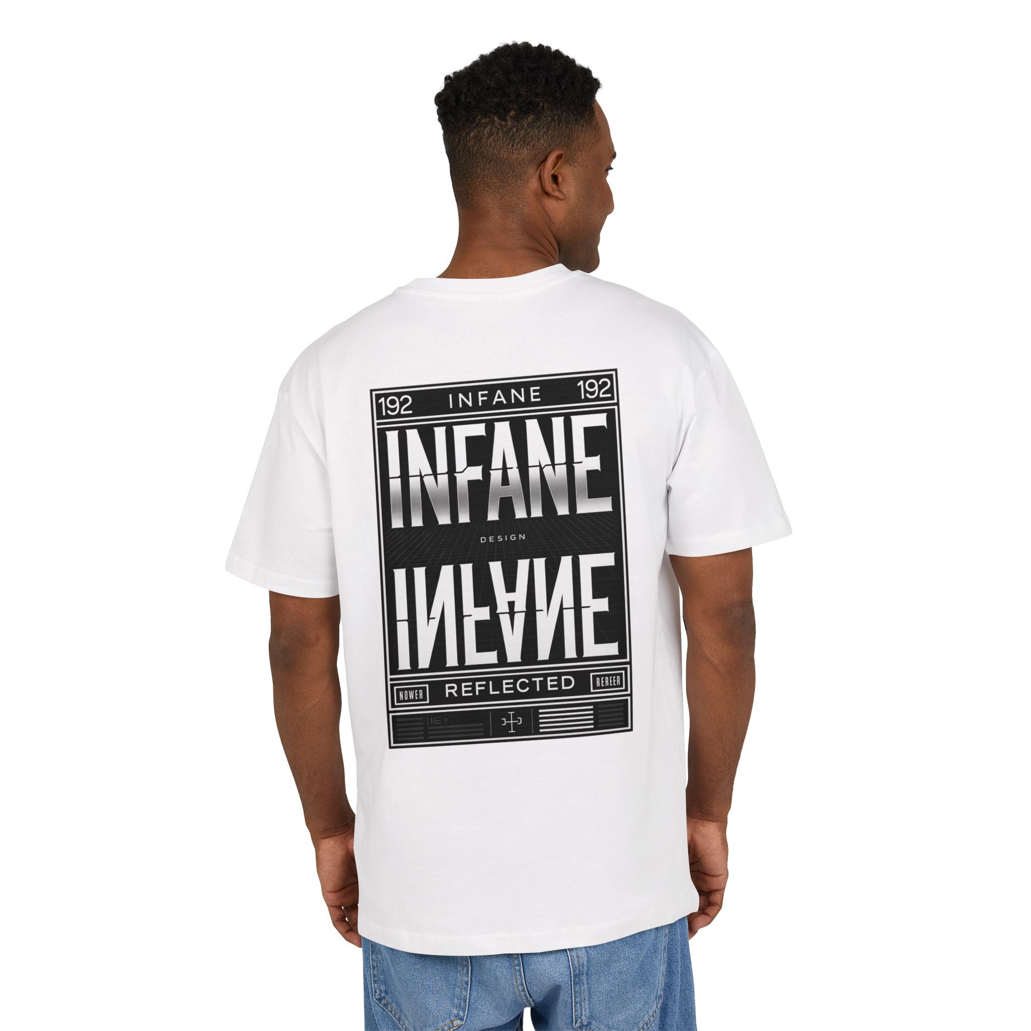 Oversized Reflect Unisex Graphic Tee | Infane EU