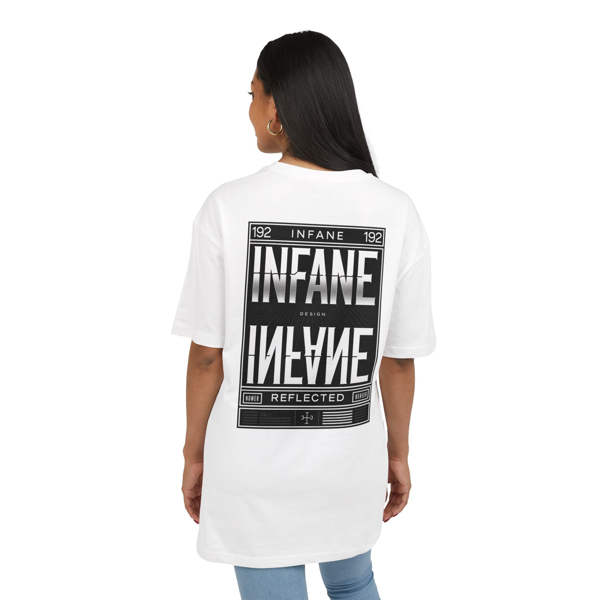 Oversized Reflect Unisex Graphic Tee | Infane EU