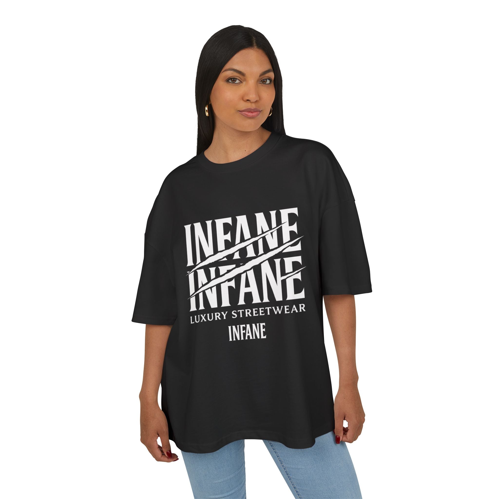Unisex Heavy Cotton Box Tee EU - Infane Luxury Streetwear