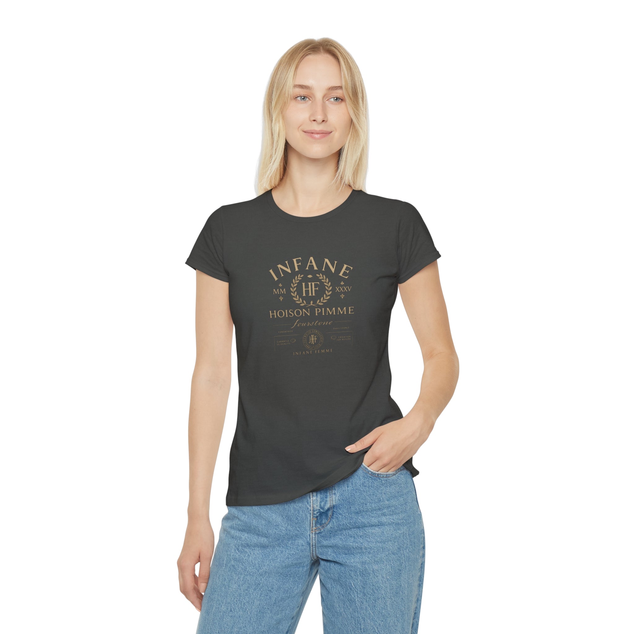 Light Gold Hoison Fourstone Iconic T-Shirt | Infane Femme Eu