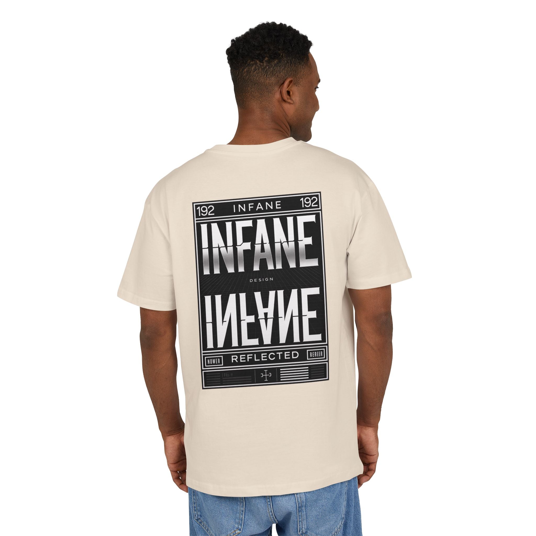 Oversized Reflect Unisex Graphic Tee | Infane EU
