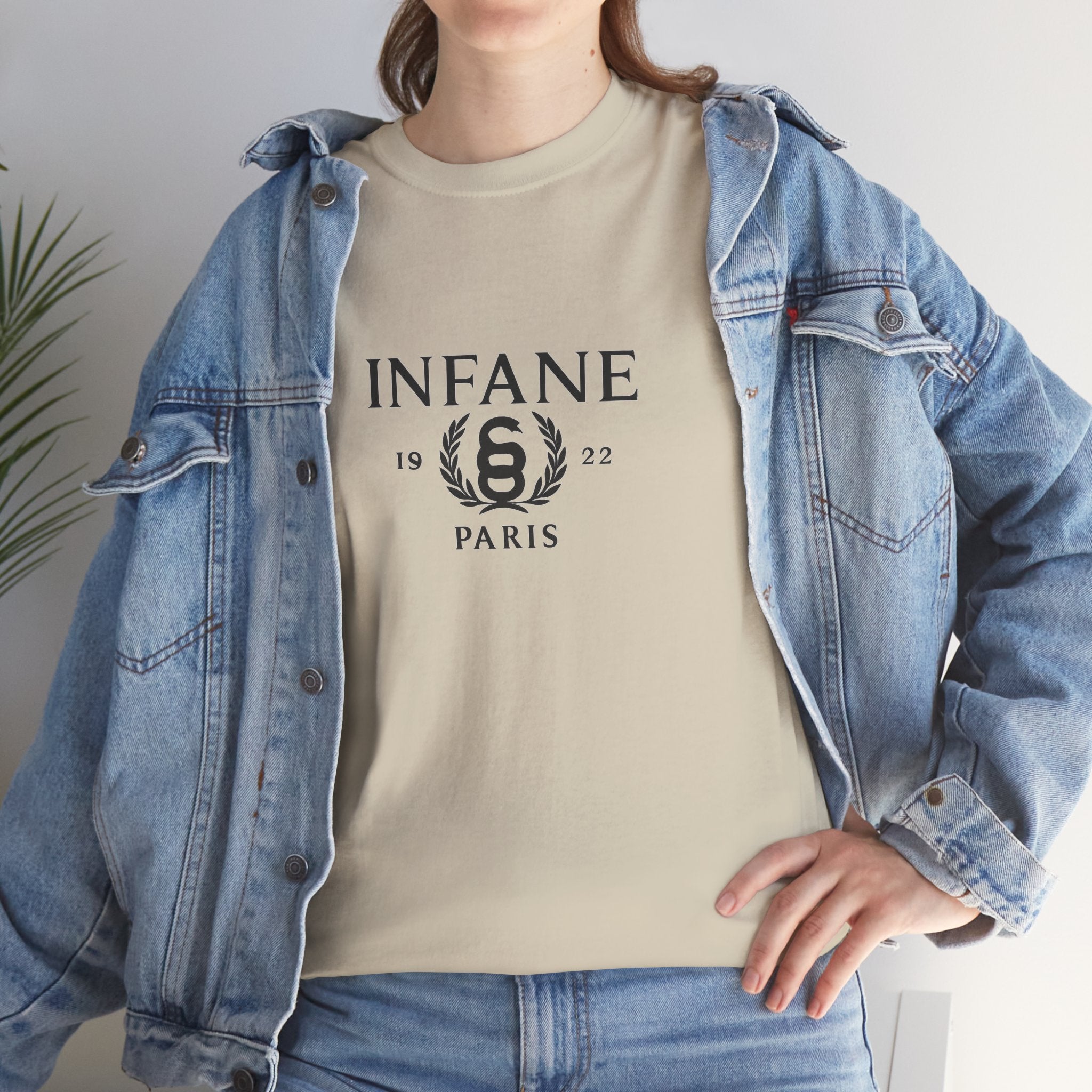 Royal x Infane Unisex Heavy Cotton Tshirt EU