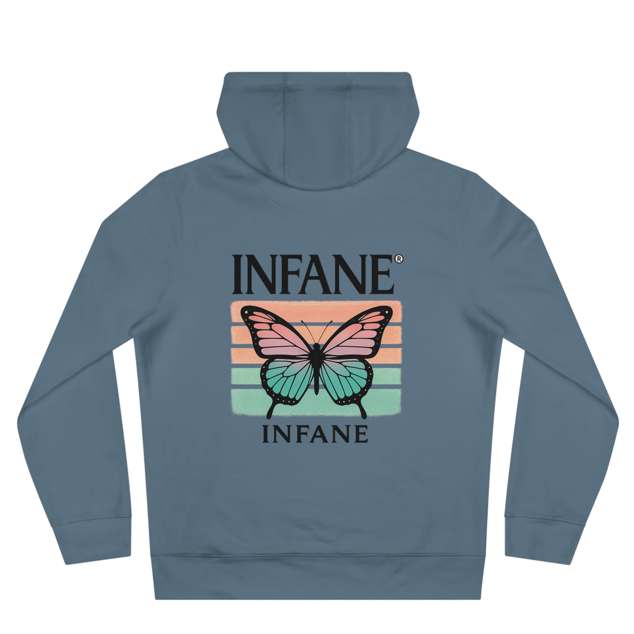 King Butterfly Hooded Sweatshirt - Unisex Hoodie EU