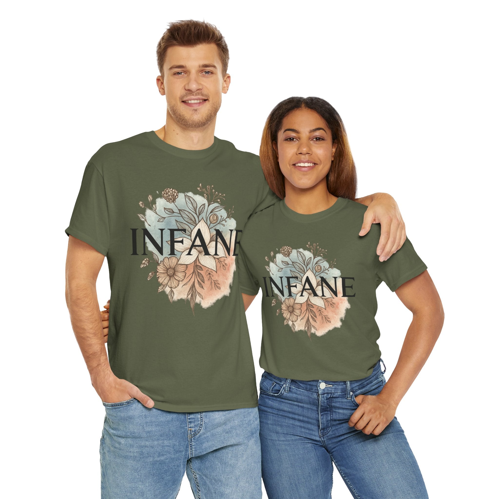 Floral Infane Unisex Heavy Cotton TxEU