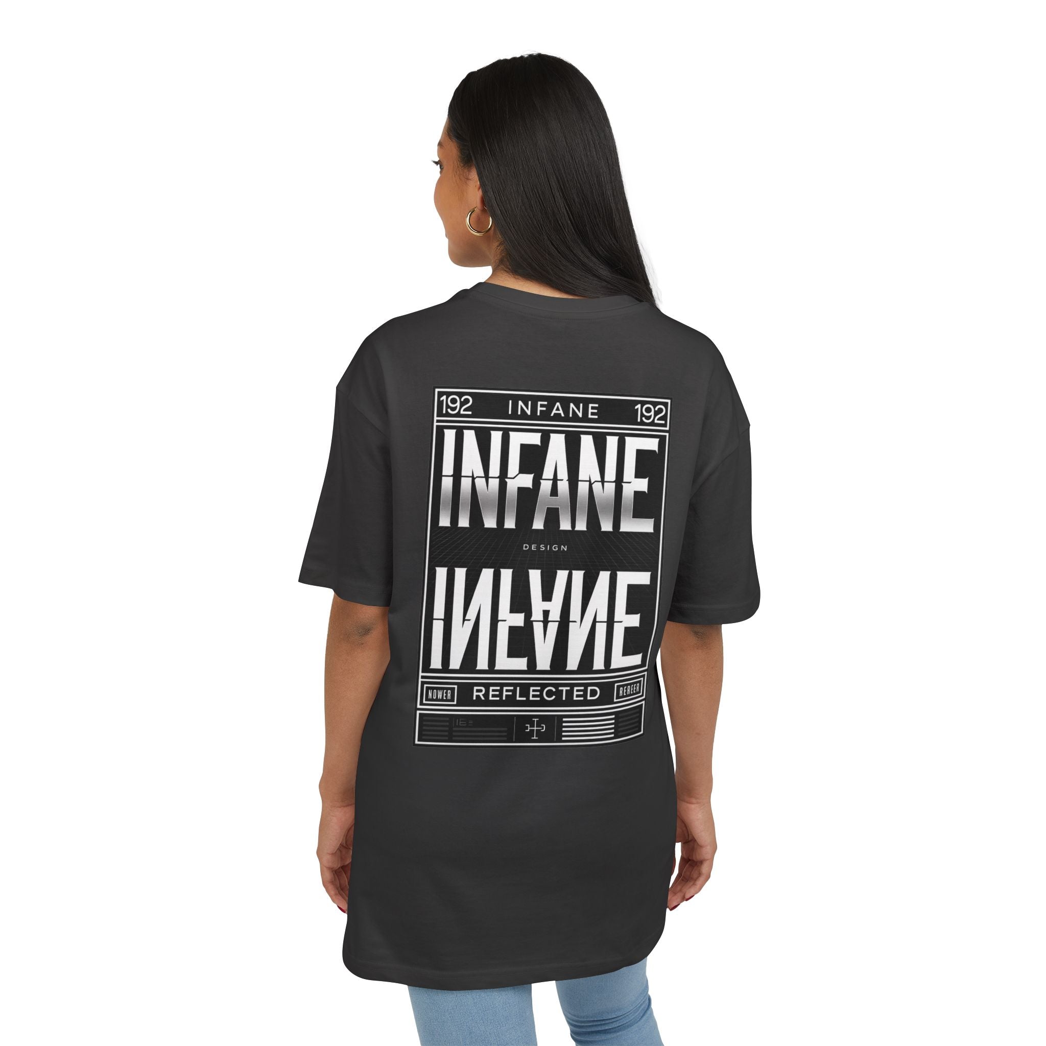 Oversized Reflect Unisex Graphic Tee | Infane EU