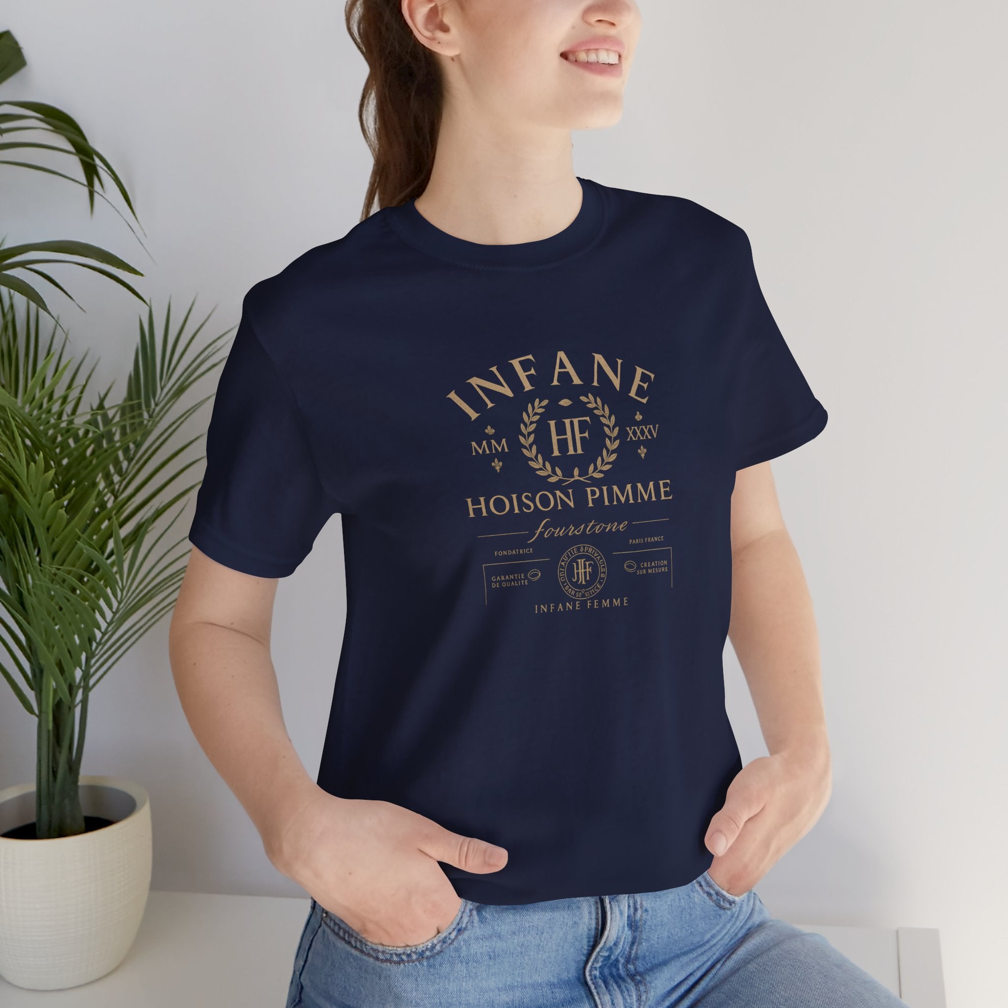 Light Gold Hoison Fourstone Iconic T-Shirt | Infane Femme Eu Unisex