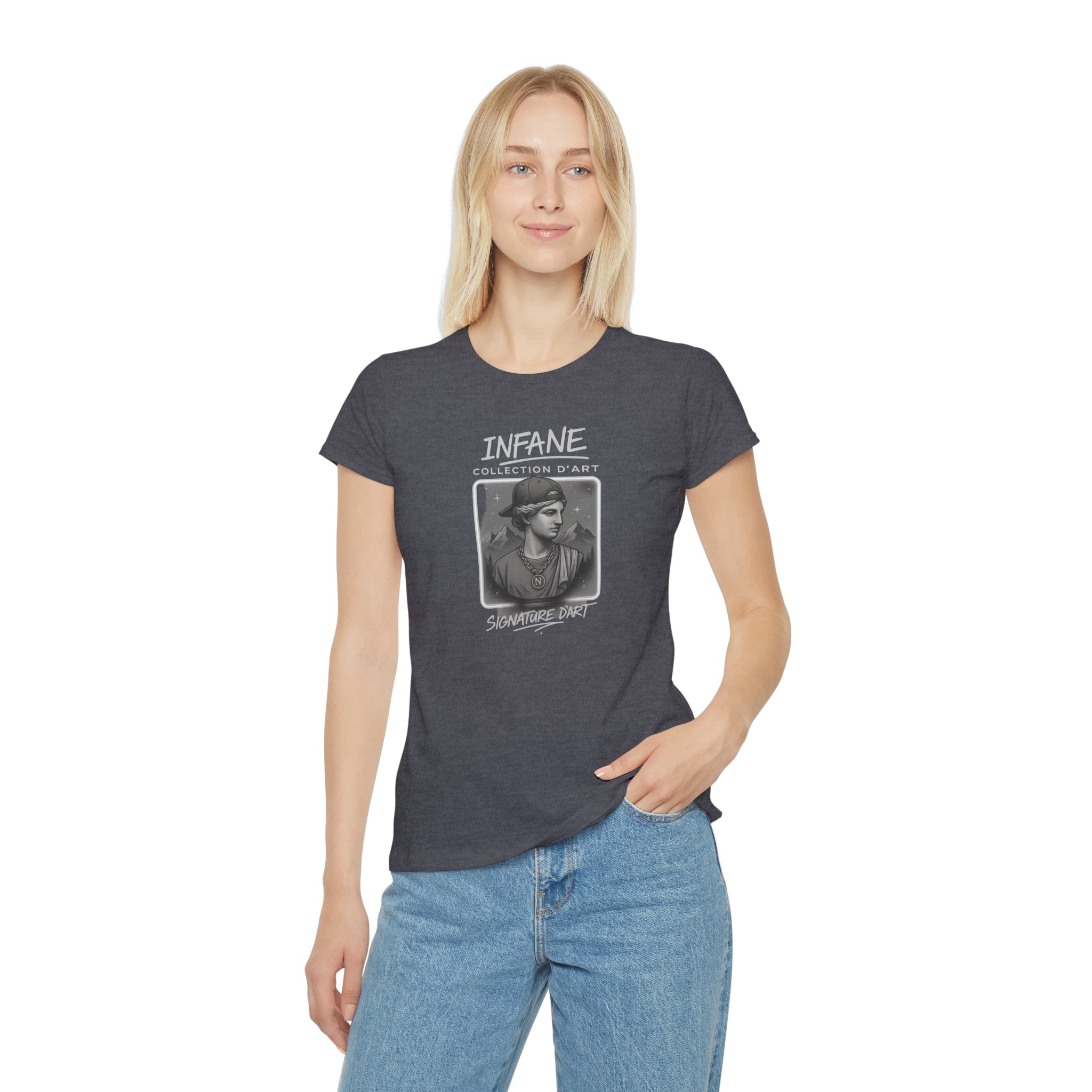 Iconic Statue Cap | Infane Women's T-Shirt Europe Edition