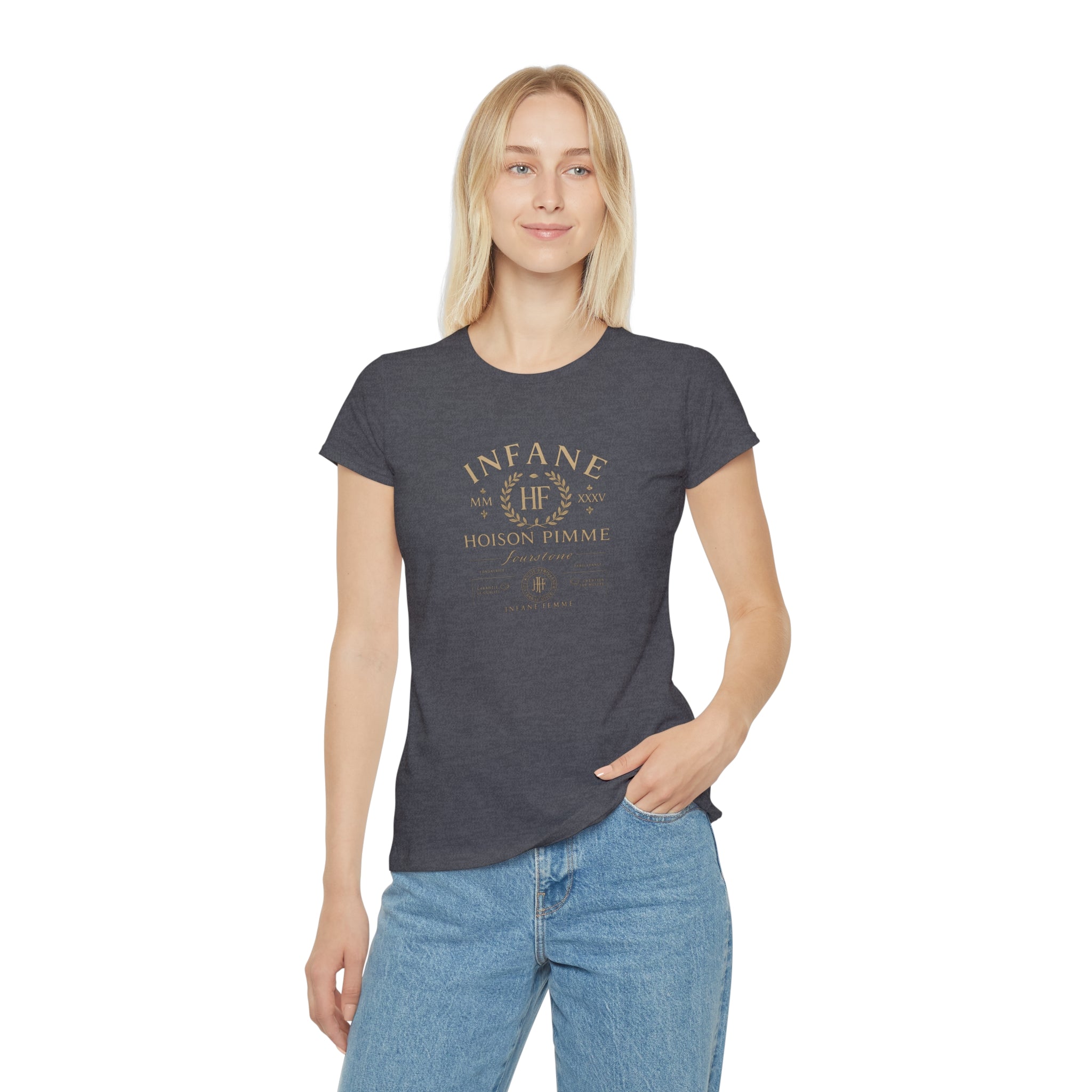 Light Gold Hoison Fourstone Iconic T-Shirt | Infane Femme Eu