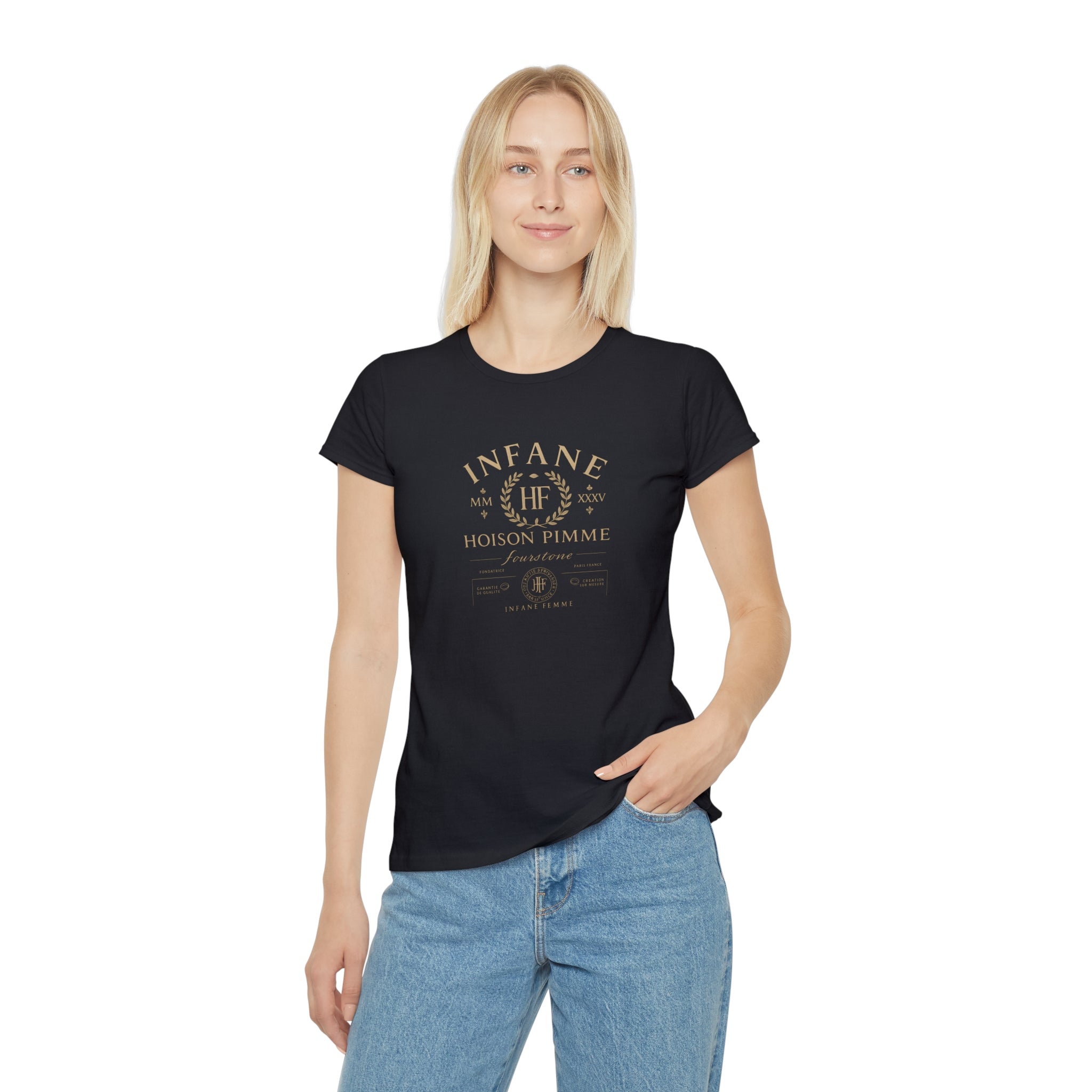 Light Gold Hoison Fourstone Iconic T-Shirt | Infane Femme Eu