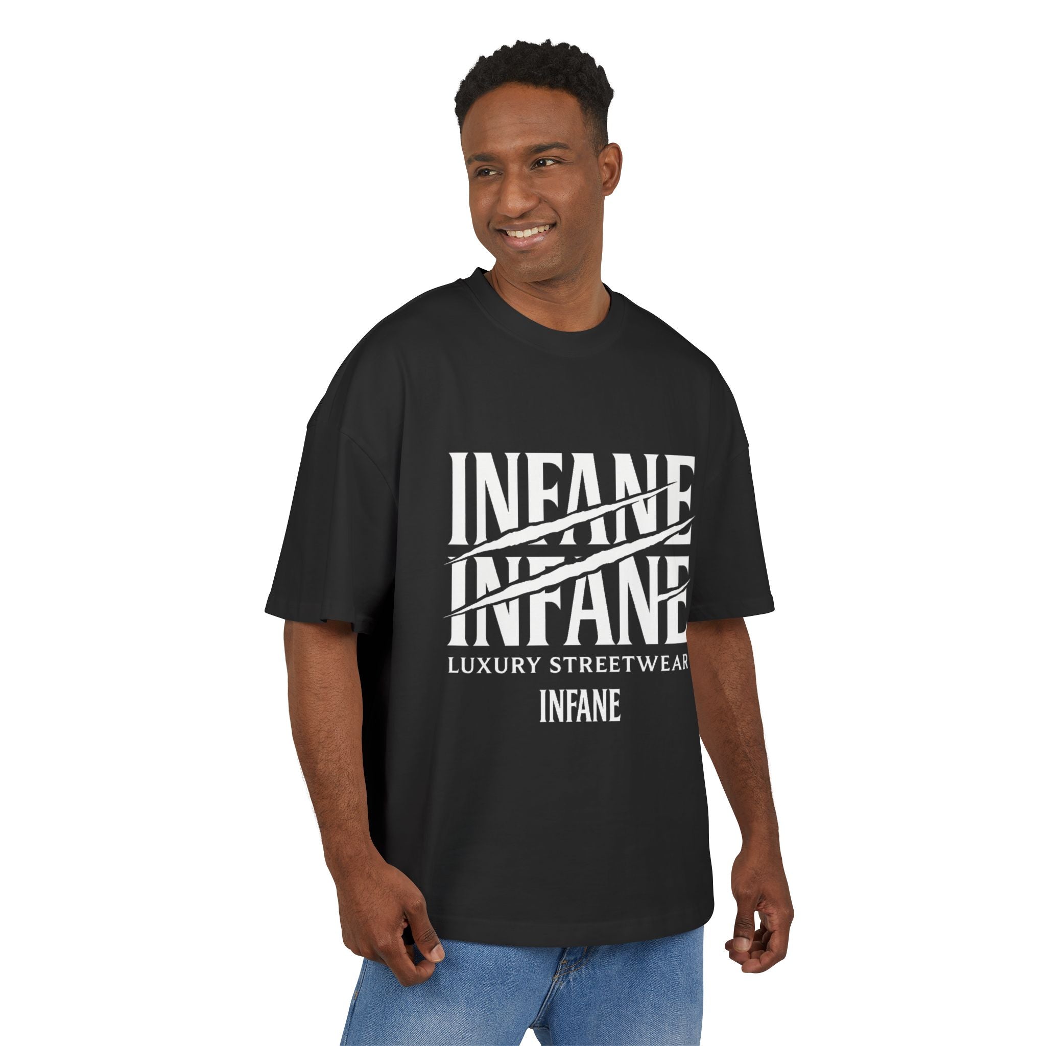 Unisex Heavy Cotton Box Tee EU - Infane Luxury Streetwear