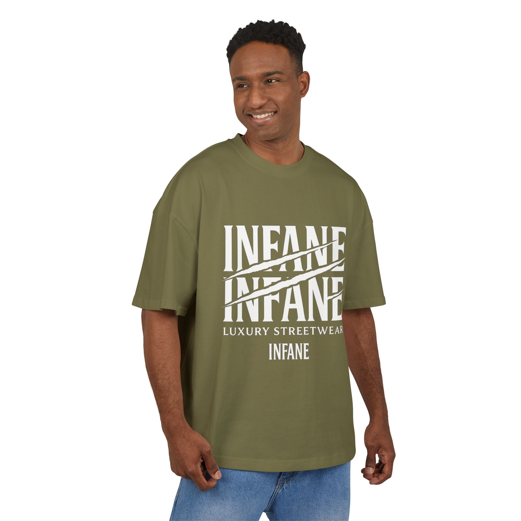 Unisex Heavy Cotton Box Tee EU - Infane Luxury Streetwear