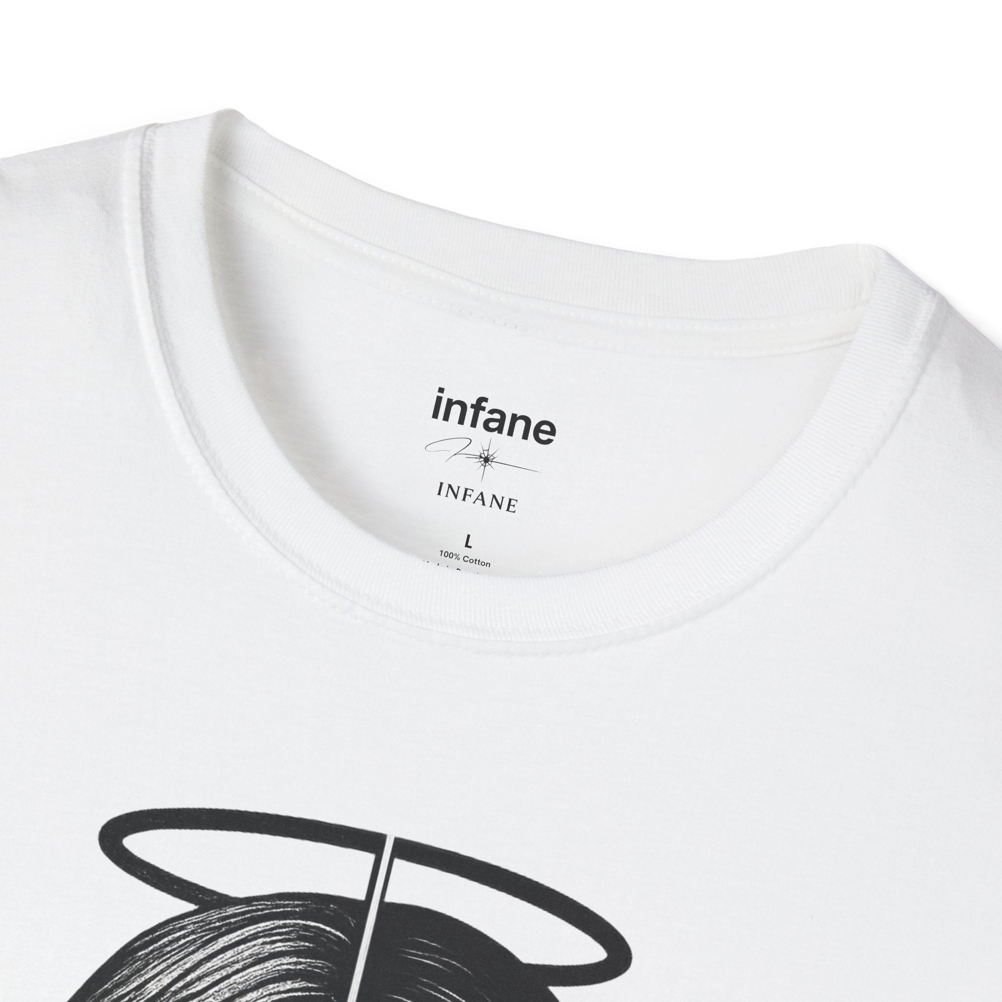 Unisex Softstyle T-Shirt - Angel/Demon Split Infane EU