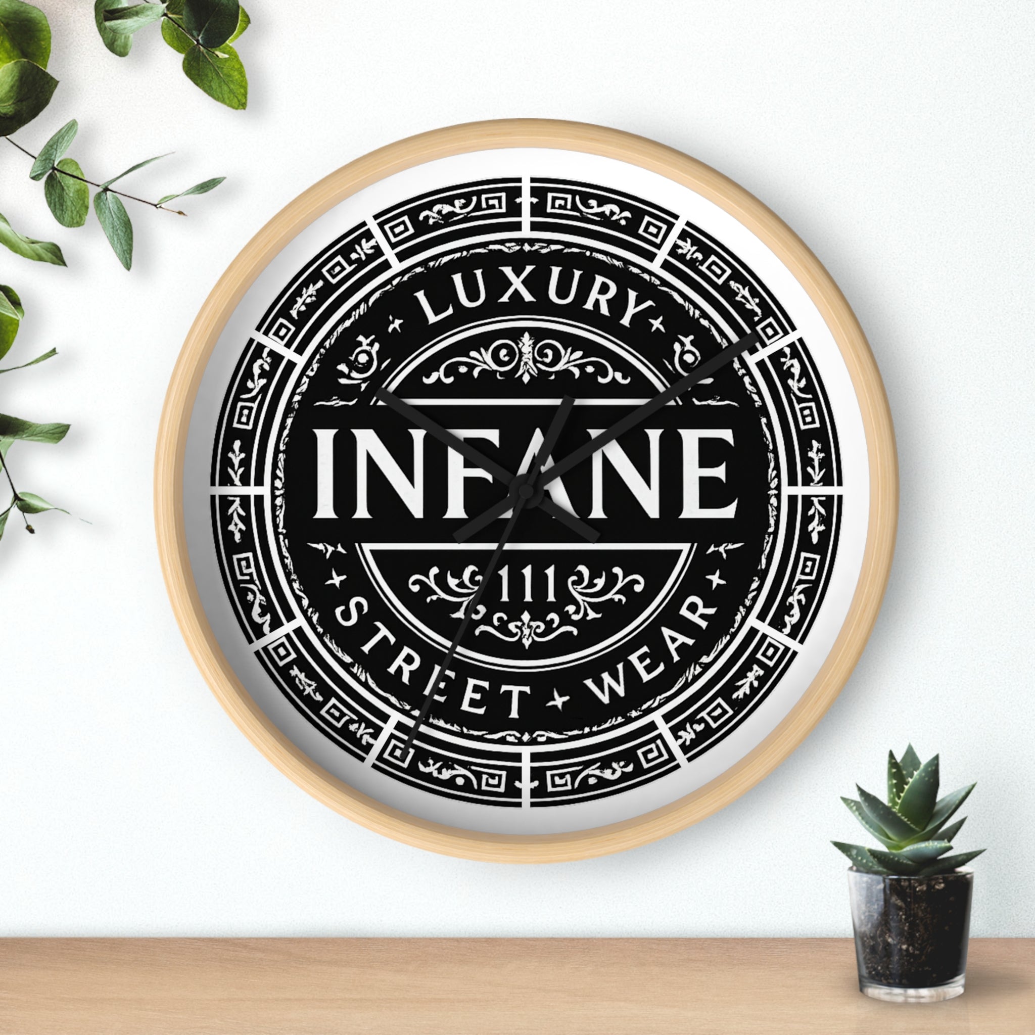 Luxury Streetwear Wall Clock