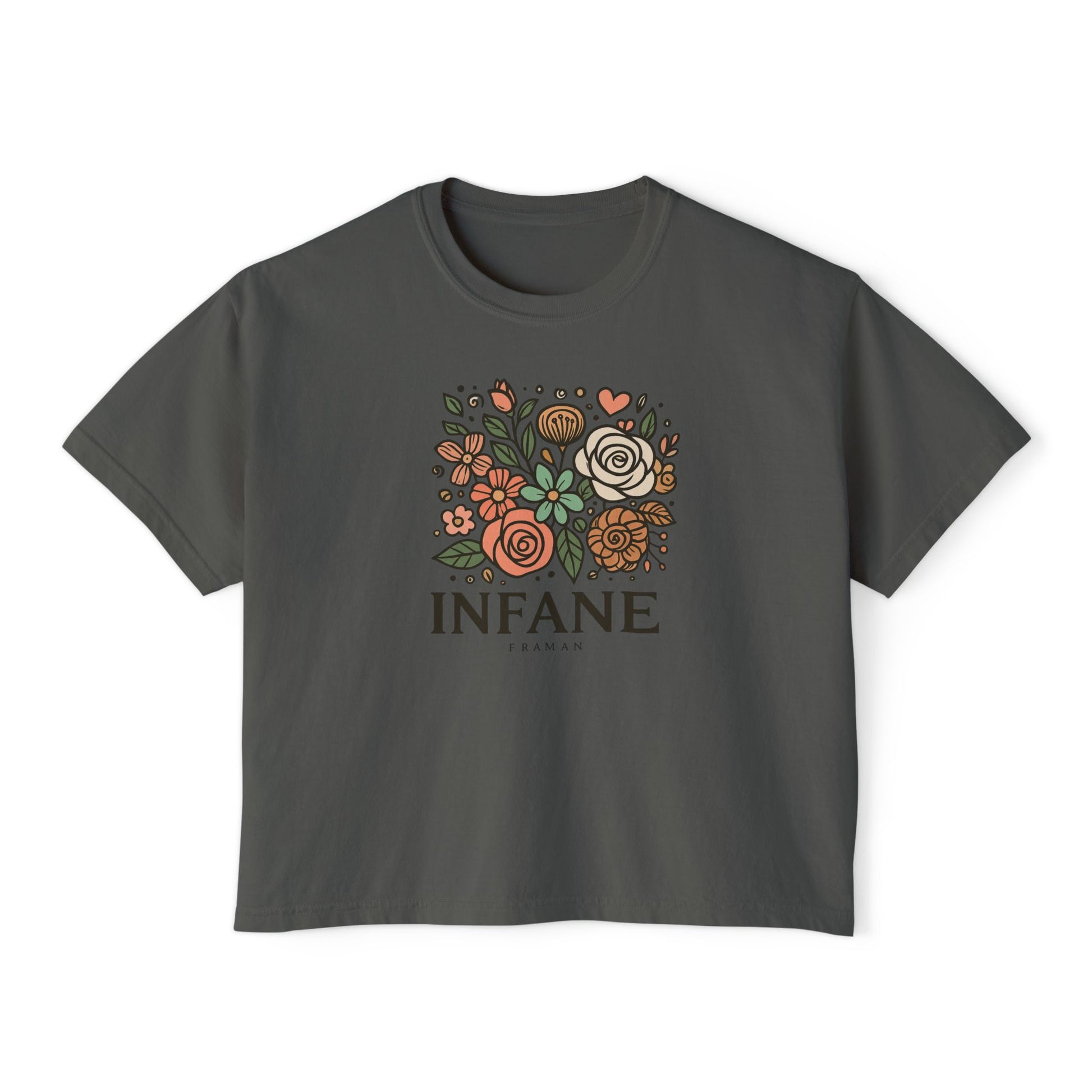 Floral Women's Boxy Tshirt