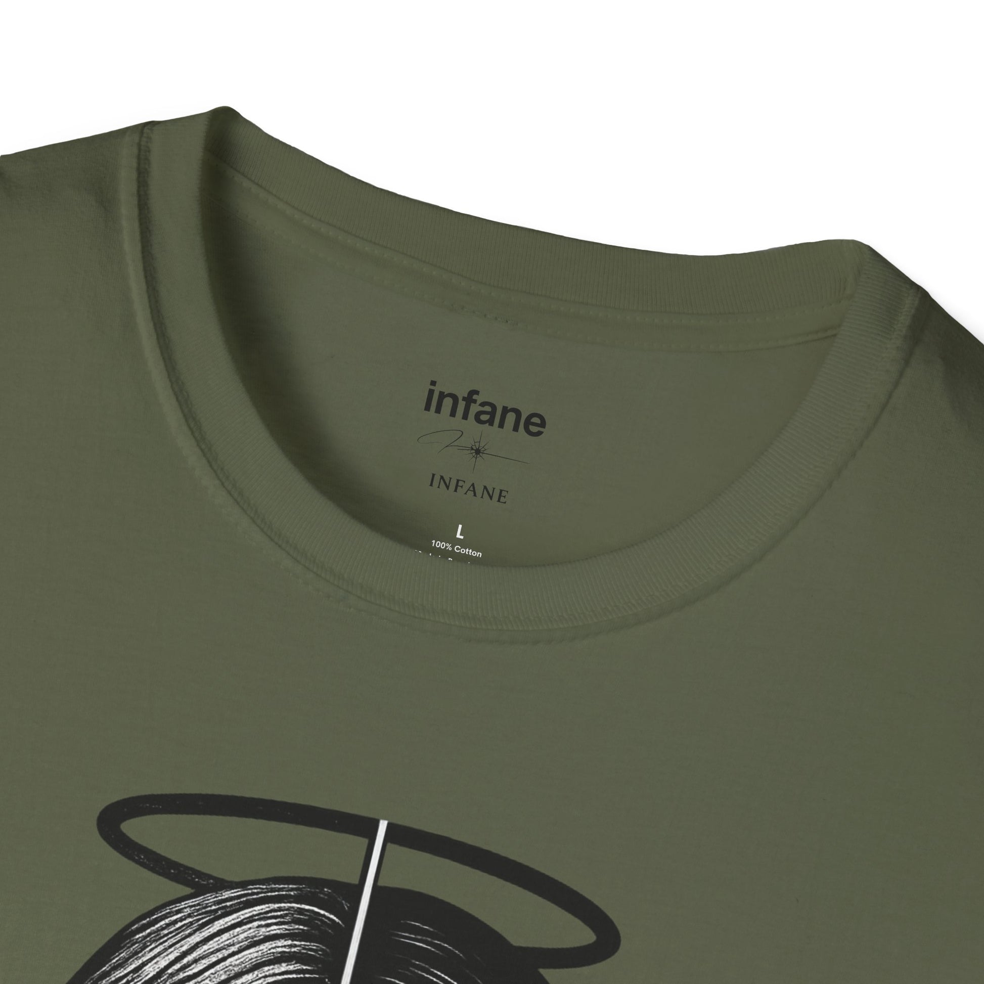 Unisex Softstyle T-Shirt - Angel/Demon Split Infane EU