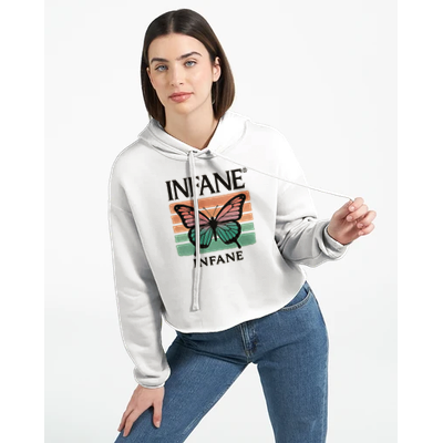 Damen Cropped Hoodie | EU