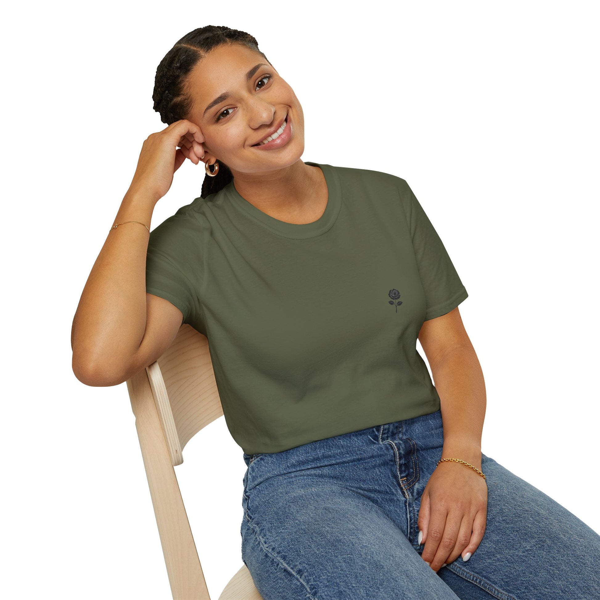 Vintage Floral Unisex T-Shirt Eu