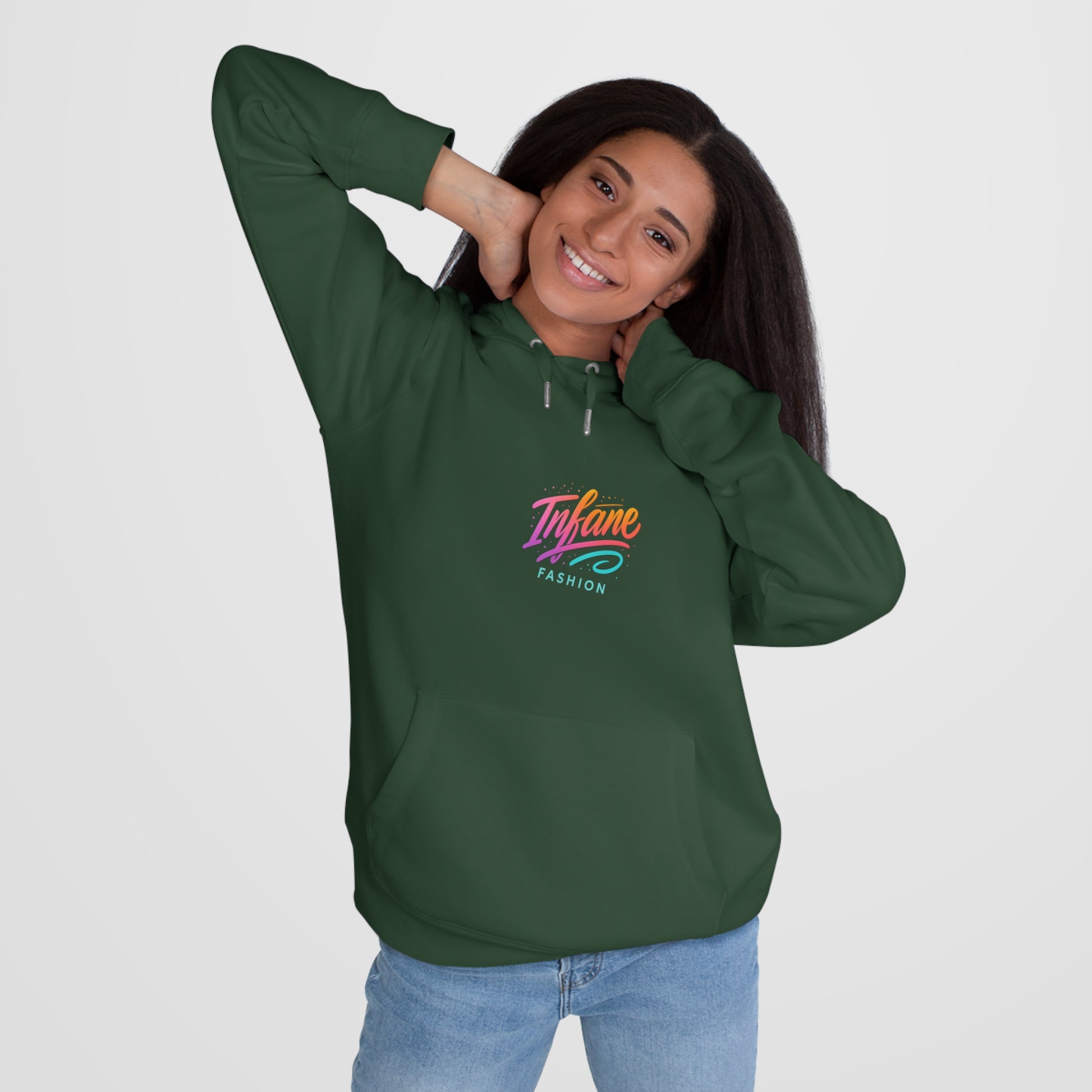 Trendy King Unisex Hooded Sweatshirt - EU