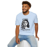 Unisex Softstyle T-Shirt - Angel/Demon Split Infane EU