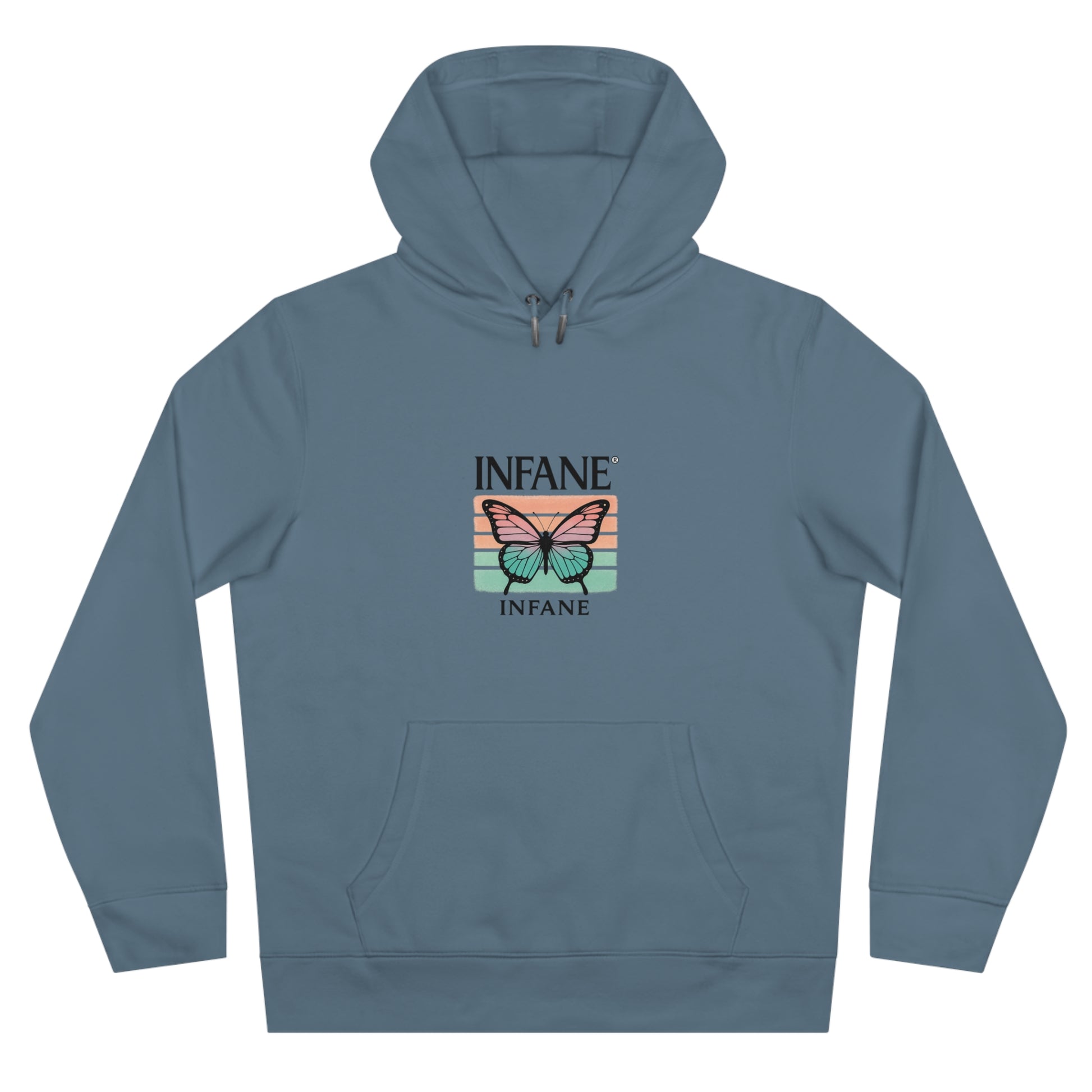 King Butterfly Hooded Sweatshirt - Unisex Hoodie EU
