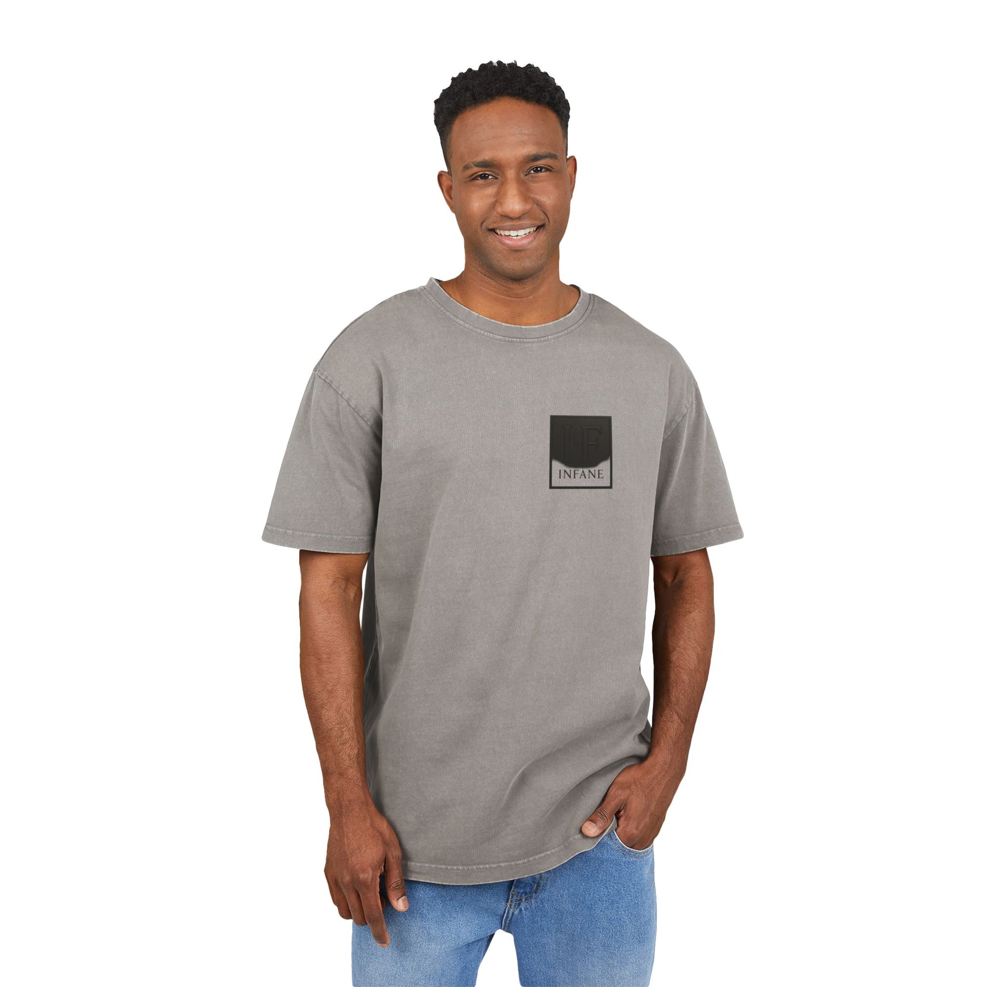 Square Infane Acid Washed Oversized Tshirt EU