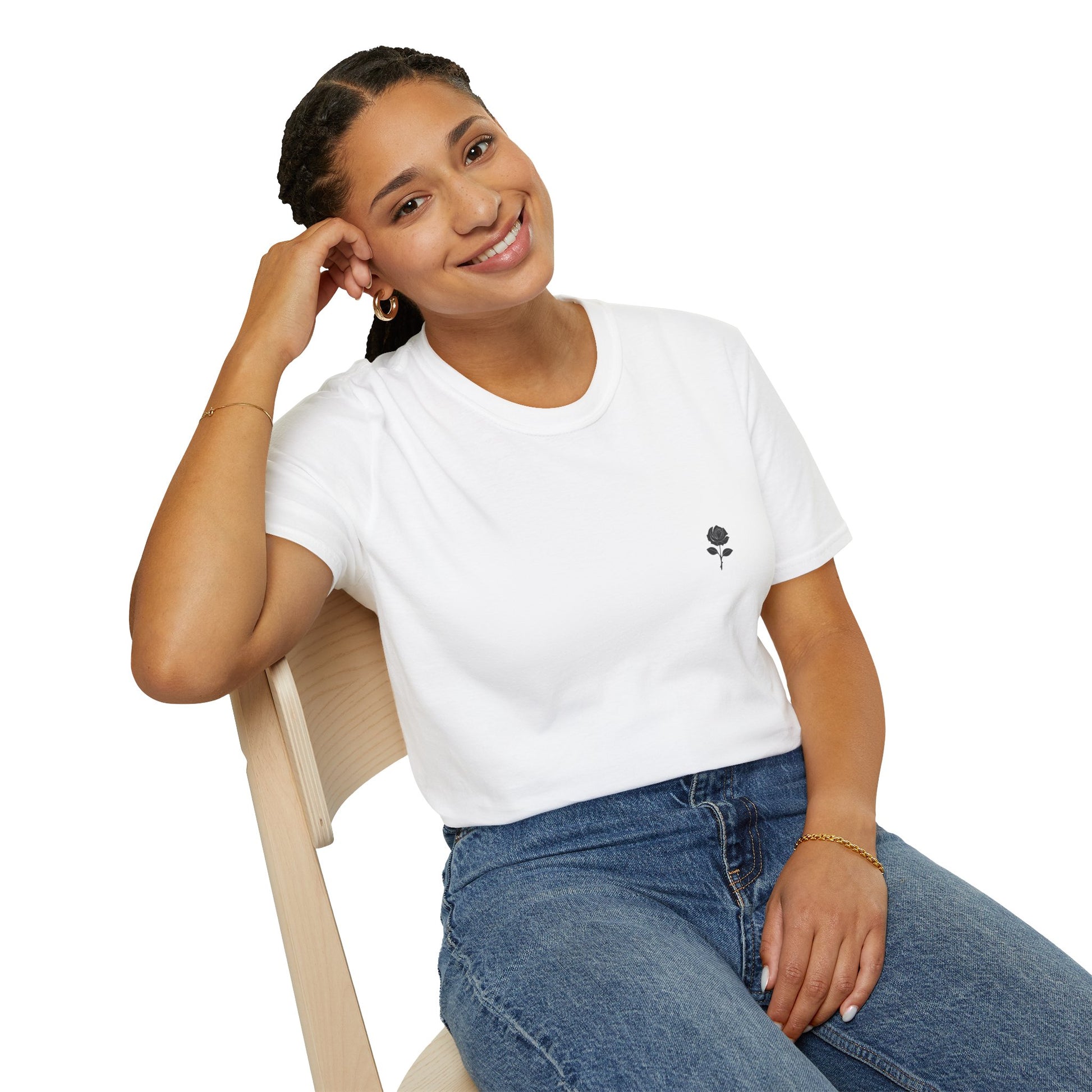 Vintage Floral Unisex T-Shirt Eu