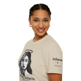 Unisex Softstyle T-Shirt - Angel/Demon Split Infane EU