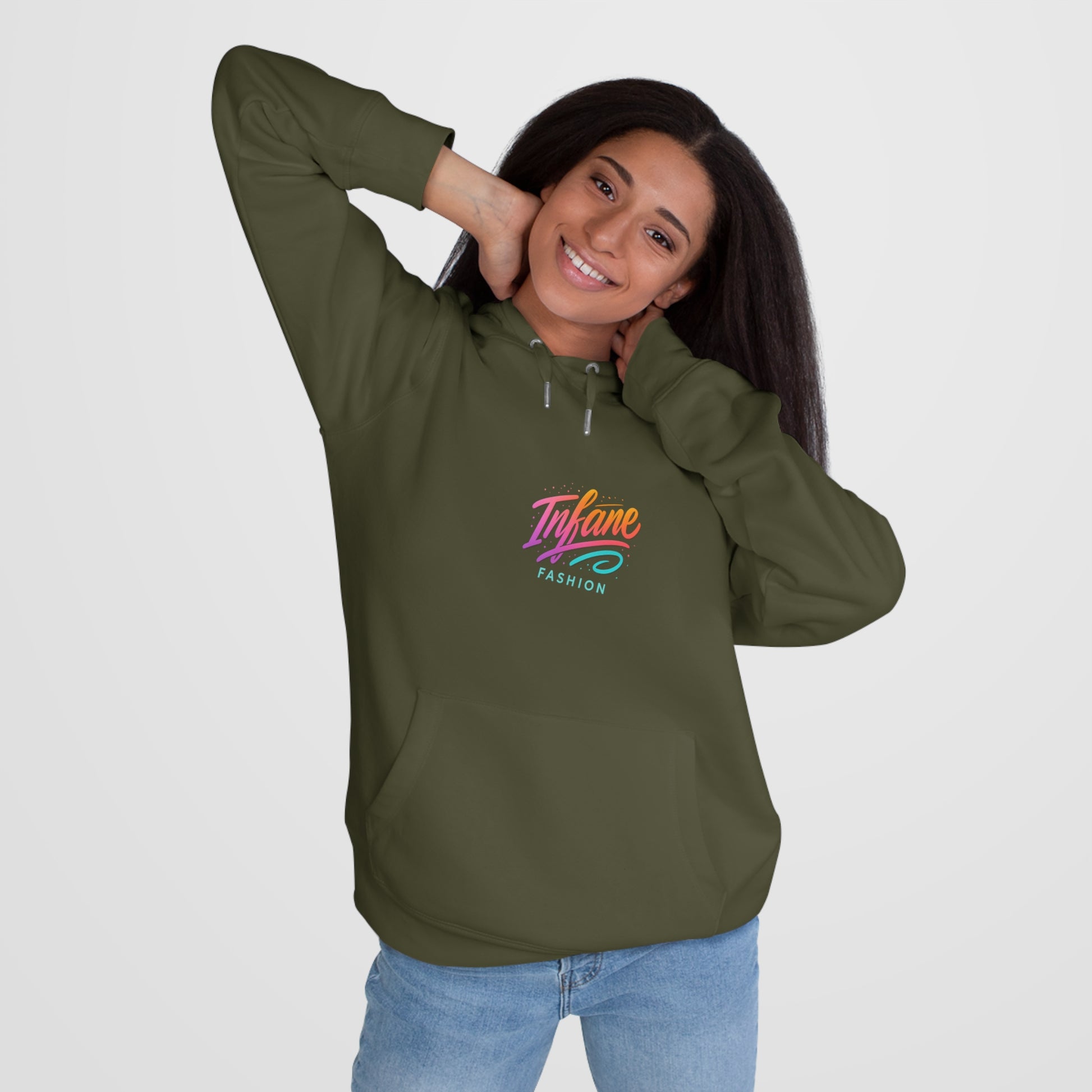 Trendy King Unisex Hooded Sweatshirt - EU