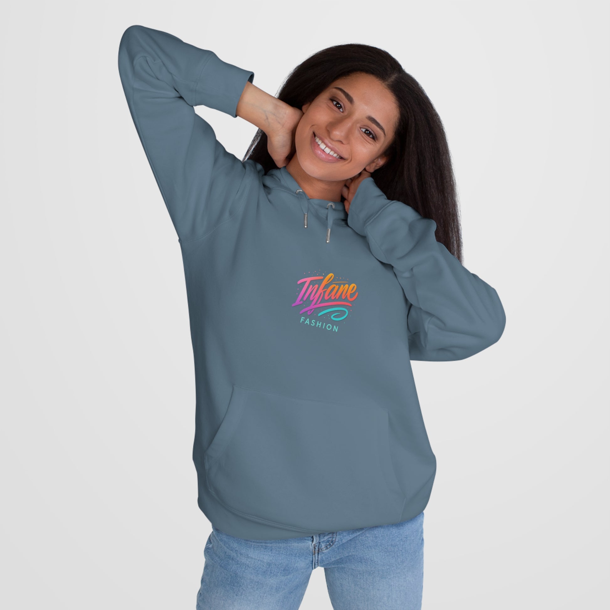 Trendy King Unisex Hooded Sweatshirt - EU