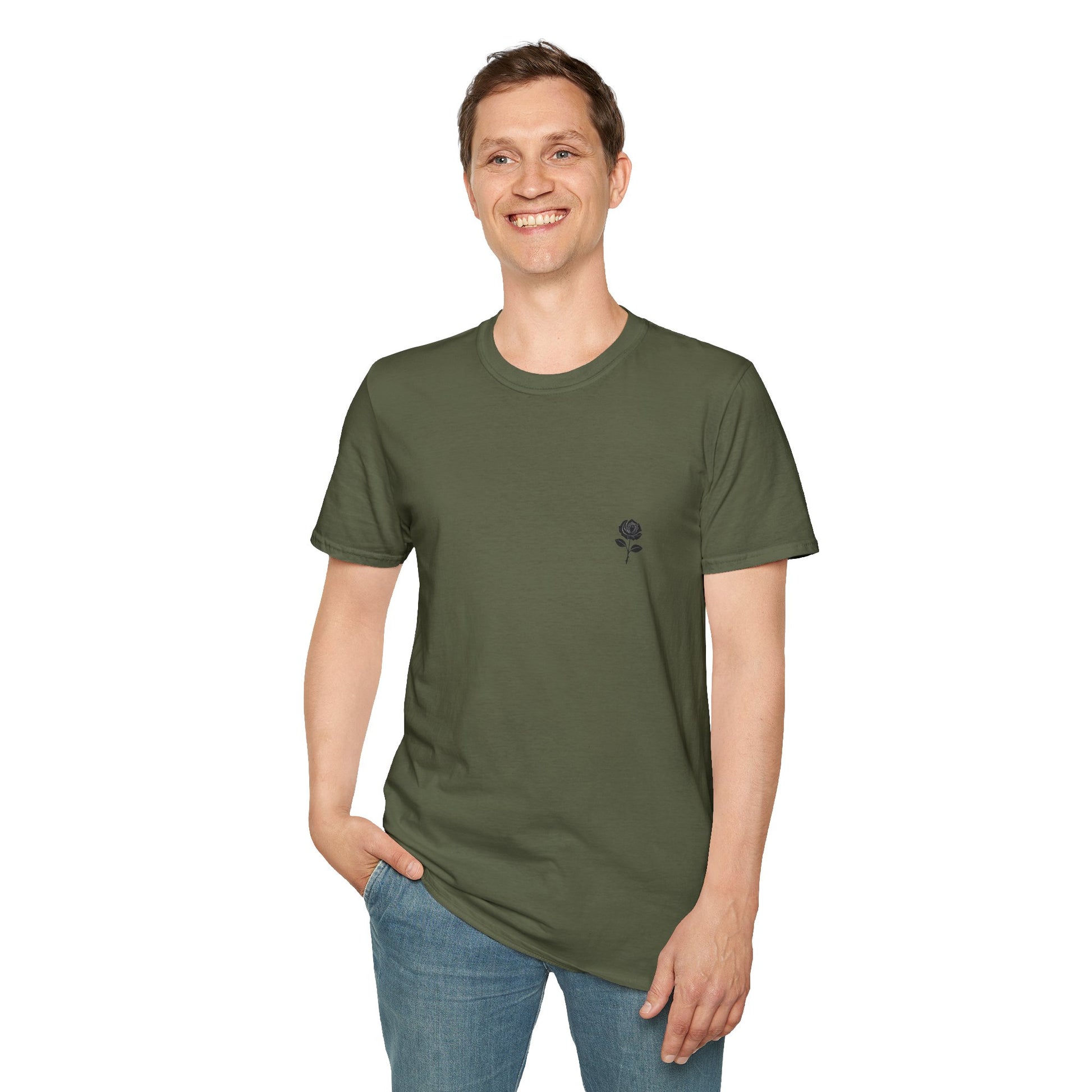 Vintage Floral Unisex T-Shirt Eu