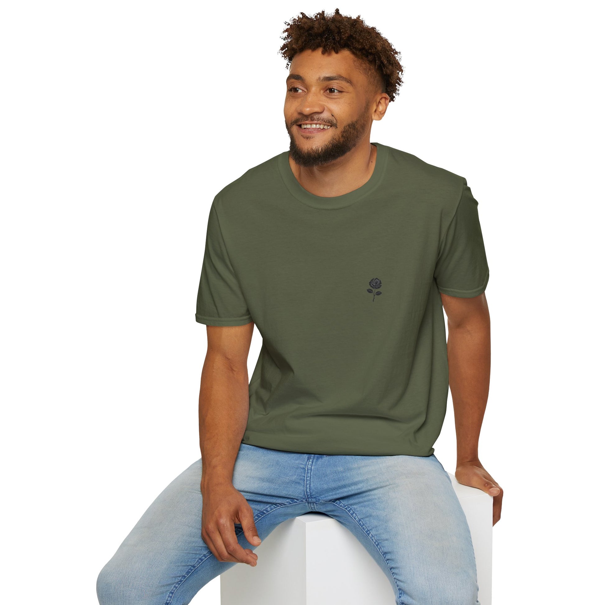 Vintage Floral Unisex T-Shirt Eu