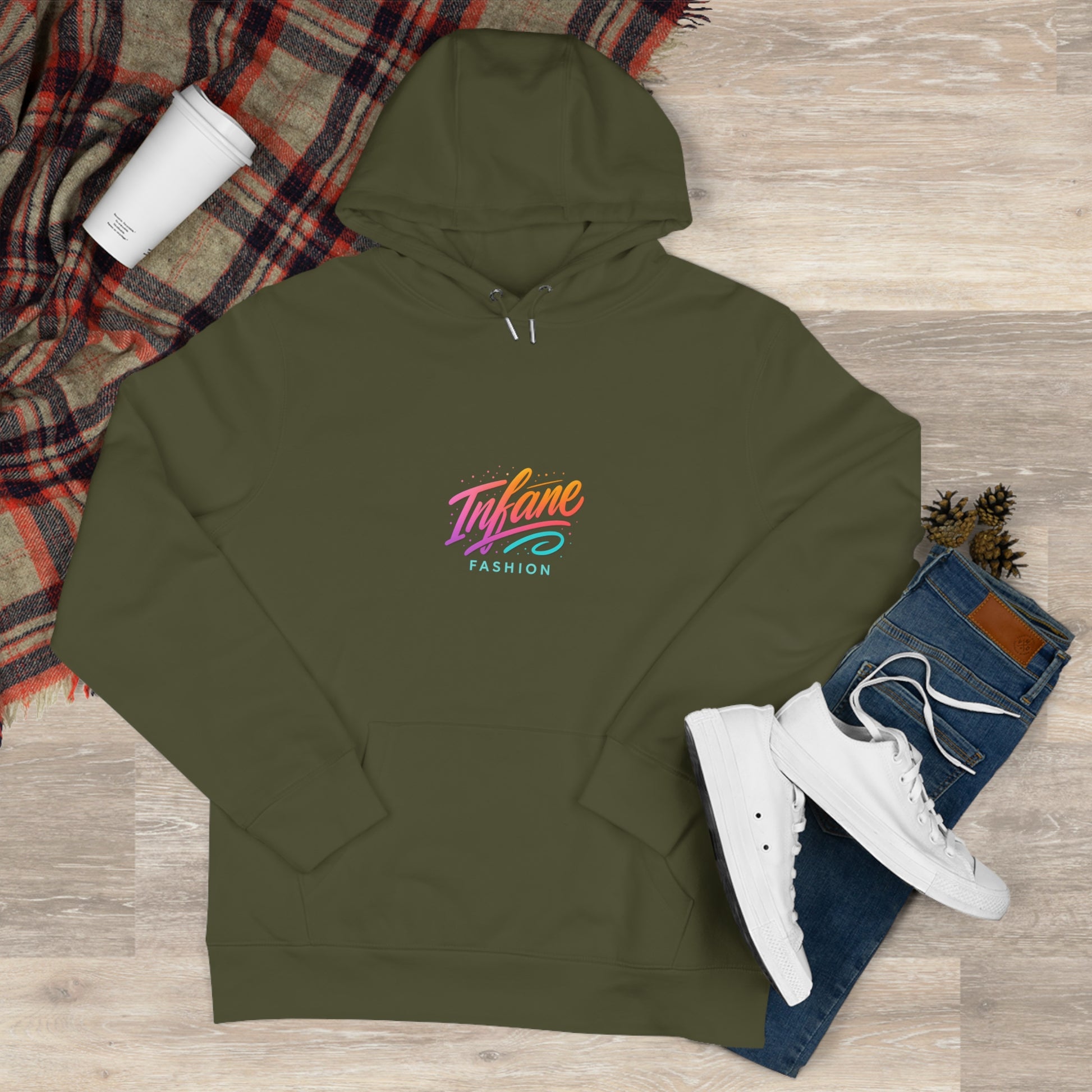 Trendy King Unisex Hooded Sweatshirt - EU