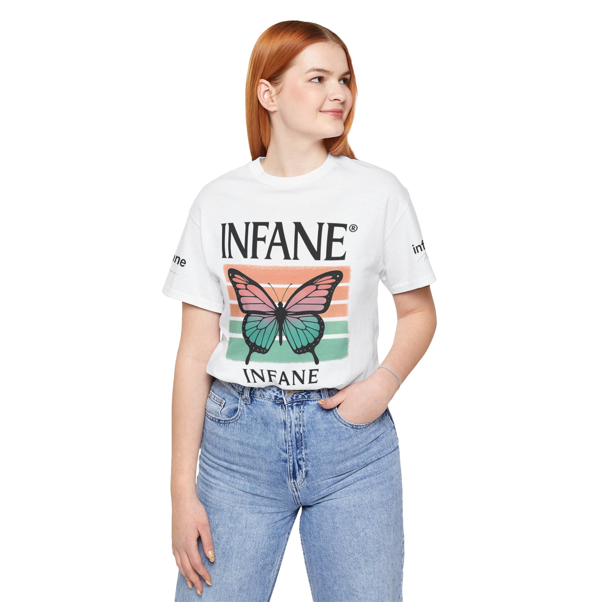 Butterfly Graphic Unisex Jersey TxEu